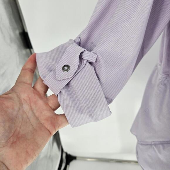 Duluth Trading Co Sol Survivor Shirt Jac Womens 2X Lavender Sun Protection - Picture 8 of 12